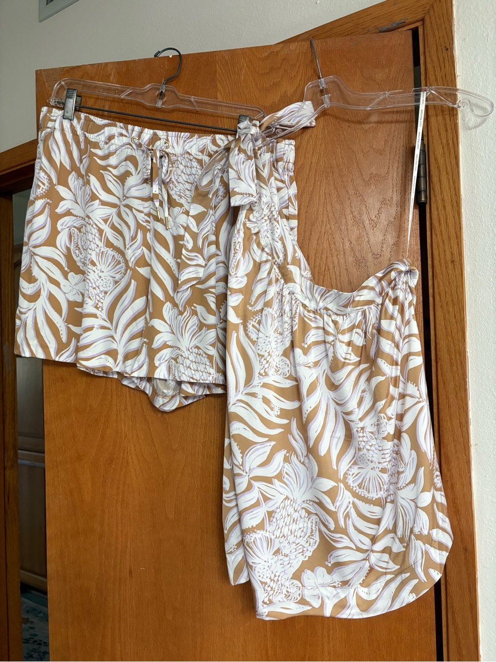 NWT Lilly Pulitzer Bexler one shoulder top Rattan Bon Vivant 12 - Picture 5 of 5